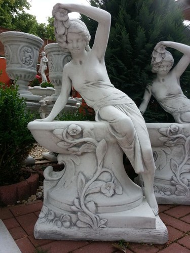 Steinfigur frau mit - steinfigur, "frau