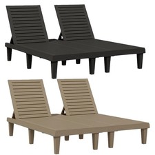 Doppelliege Garten Lounge