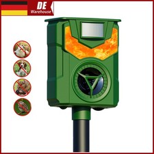 Tiervertreiber Solar Ultraschall Katzenschreck Abwehr Marderschreck Garten IP44