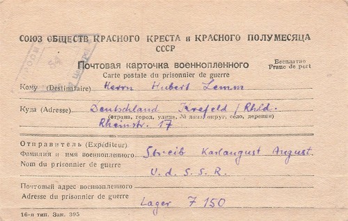 698319 kriegsgefangenenpost - 698319),