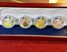 4er Set USA Silver Eagle –