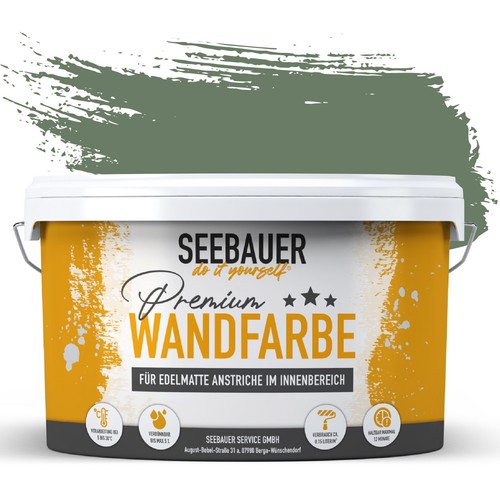Seebauer diy wandfarbe grün - diy,