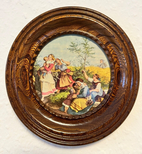Wandbild oval ludwig - wandbild,