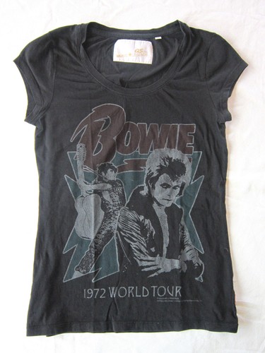 Shirt david bowie 1972 world - t-shirt,