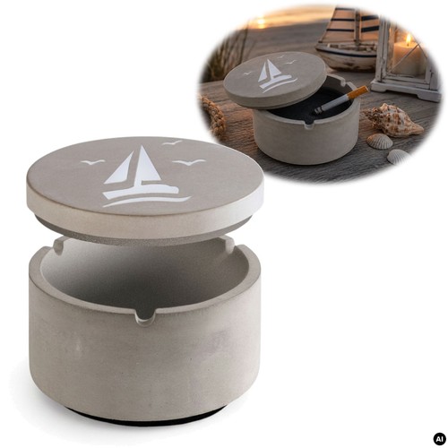 Beton sturmaschenbecher - beton,
