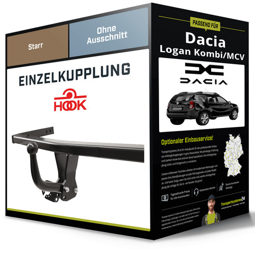 Starre anhängerkupplung für - starre,