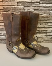 Cowboystiefel Braun Mit
