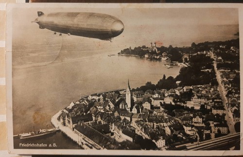 Zeppelin postkarte - zeppelin,