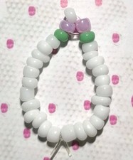 Handgefertigter weiß rosa