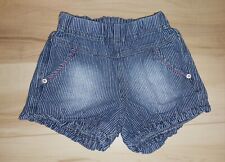 sehr schöne Phister & Philina Shorts Gr. 92 (-104), Jeansstoff, jeansblau / weiß
