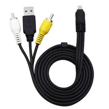 AV Audio VIDEO TV Cable USB Charger Cord For Medion MD86497 MD86508 Camera