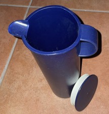 Tupperware® 1 Liter Behälter Milch Saft Tee dunkelblau