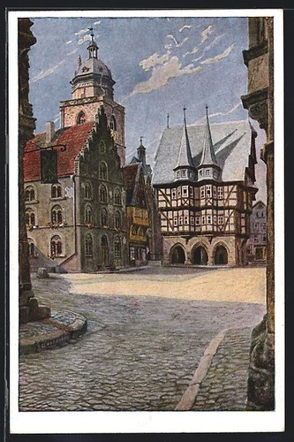Künstler alsfeld in - künstler-ak,