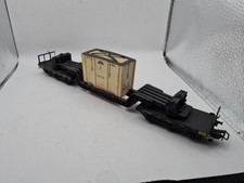 Märklin Spur H0 1:87 Güterwagen Tiefladewagen mit Container Bahia Bastlermodell 