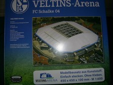 VELTINS-Arena FC Schalke 04 Fußball Stadion 1:600 Kunststoff Modellbausatz