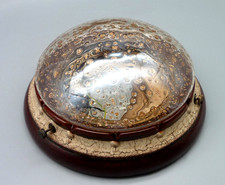 Wandleuchte Deckenleuchte 1970er Keramik Goldsprenkel D= 31 cm