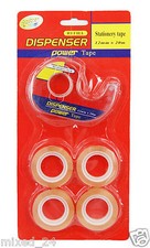 5x Klebeband transparent mit