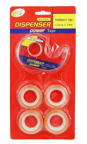 Klebeband transparent mit - 5x,