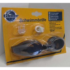 Schwimmbrille,Kunststoff,Nasenklammer Ohrenstöpsel,Schwimm Tauch Brille, schwarz
