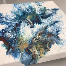 Original Fluid Painting Acryl