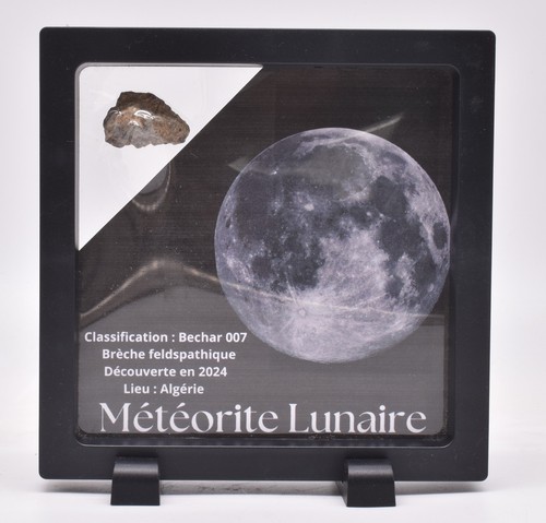 Mondmeteorit bechar 007 - mondmeteorit, aus