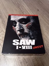 Saw Definitive Collection Uncut Blu-ray Box Teil 1-8  9Blu-ray's Jigsaw