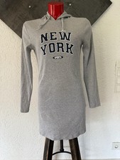 Primark Shirtkleid / Kleid / Longshirt / mit Kapuze / Größe M / Grau