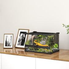 Reptilien Terrarium schwarz