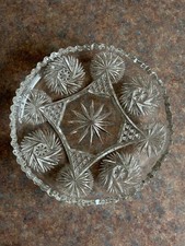 Kristall Kuchenteller Schale