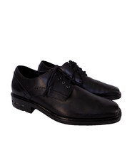 Herren Rockport Schwarz Leder