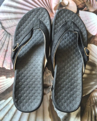 Flipflops schwarz fußbett - flipflops,