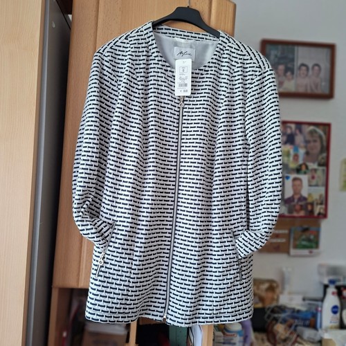 Sommerjacke neu schwarz weiss - sommerjacke,