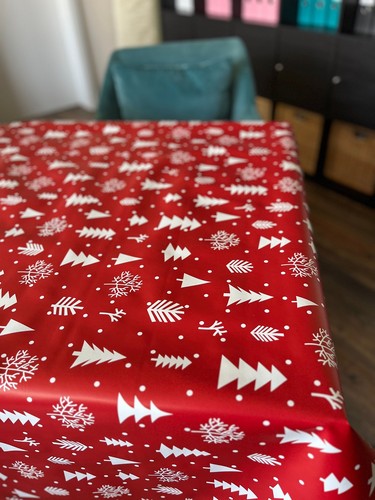 Pvc tischdecke weihnachtsbaum - pvc,