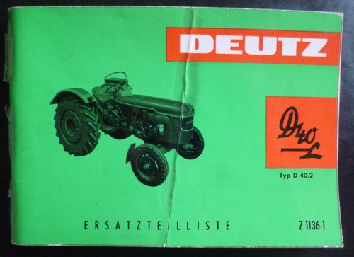 Deutz schlepper d40 - deutz, d40.2