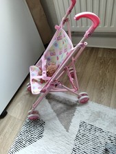 Puppenwagen mit Teddy neu 