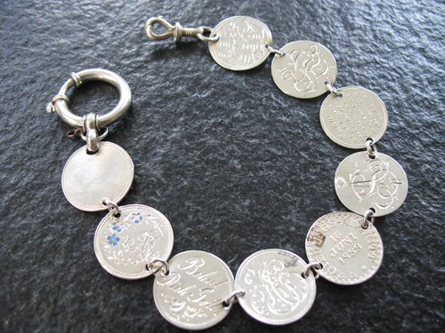 Taschenuhrkette silber 800 - taschenuhrkette,