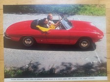 Alfa Romeo Duetto Spider Pininfarina, rot, Strickzeug, Abbildung, 1966