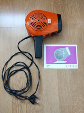 DDR Fön Haartrockner Efbe LD 65 orange mit Bedienungsanleitung