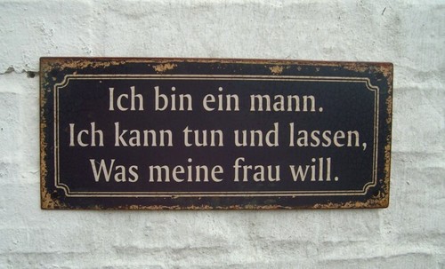 Amüsantes schild wandbild - schild,