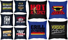Cooles Sofakissen - Griller Sprüche - Dekokissen Grillparty - Geschenk Griller