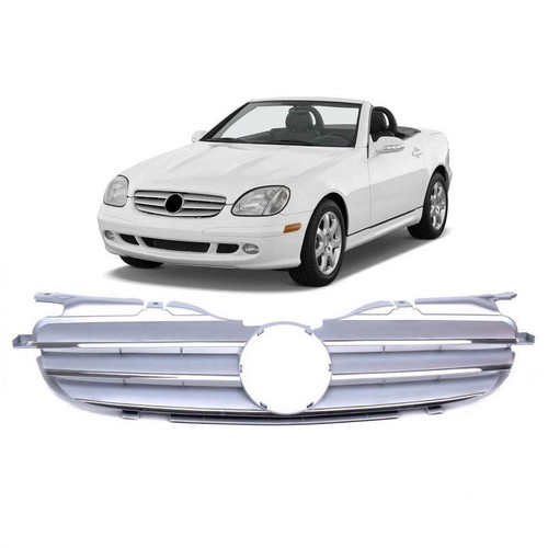 Kühlergrill chrom silber - kühlergrill,