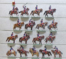 17 Zinnfiguren Preussen 1750