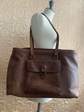 Bree Vintage Echtleder Shopper