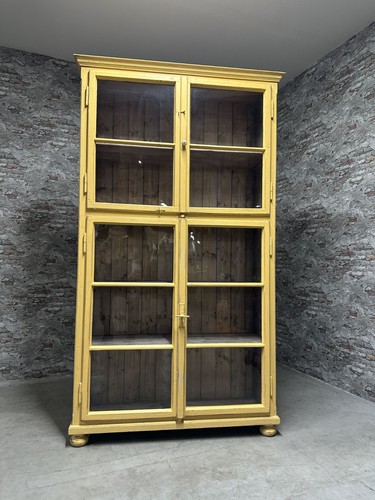 Vintage schrank vitrine - vitrine, |
