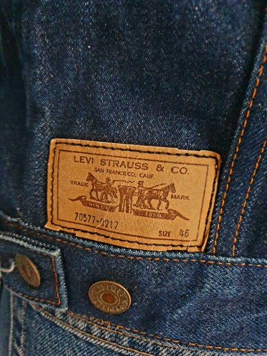 Vintage levi jeansjacke von - jeansjacke,