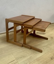 Salin Nyborg Satztische Beistelltisch Teak Teakholz Vintage 70er