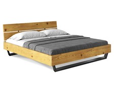 Kufenbett massivholzbett bett - massivholzbett,