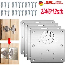2/12x Edelstahl Scharnier
