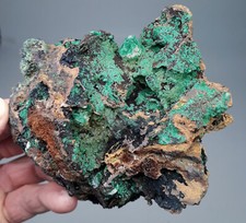 Cerussit, Malachit - Grube San Fernando, Herdorf, Siegerland NST