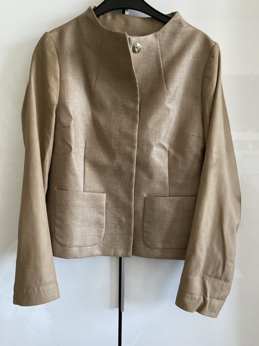 Drykorn leder jacke beige - leder,